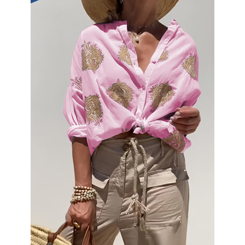 Océane Dubois® | Blouse bohème chic style Ibiza