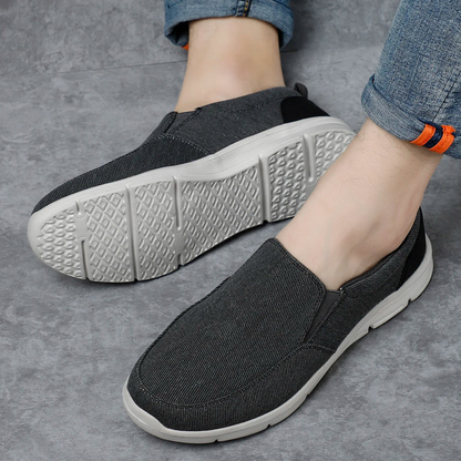 Mocassins Plats En Tissu Tendance Pour Homme