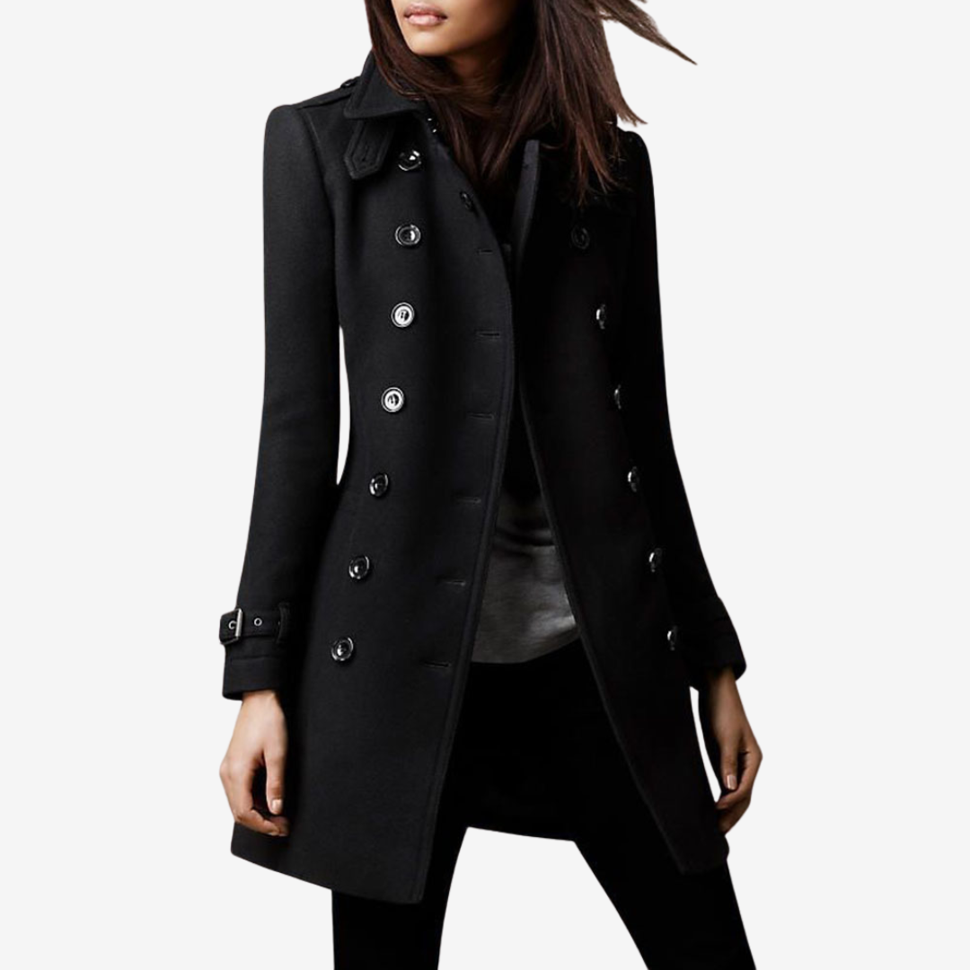Rosellea™ Manteau Boutonné Élégant