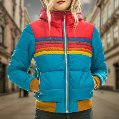 Bozina™ | Doudoune Rétro Multicolore
