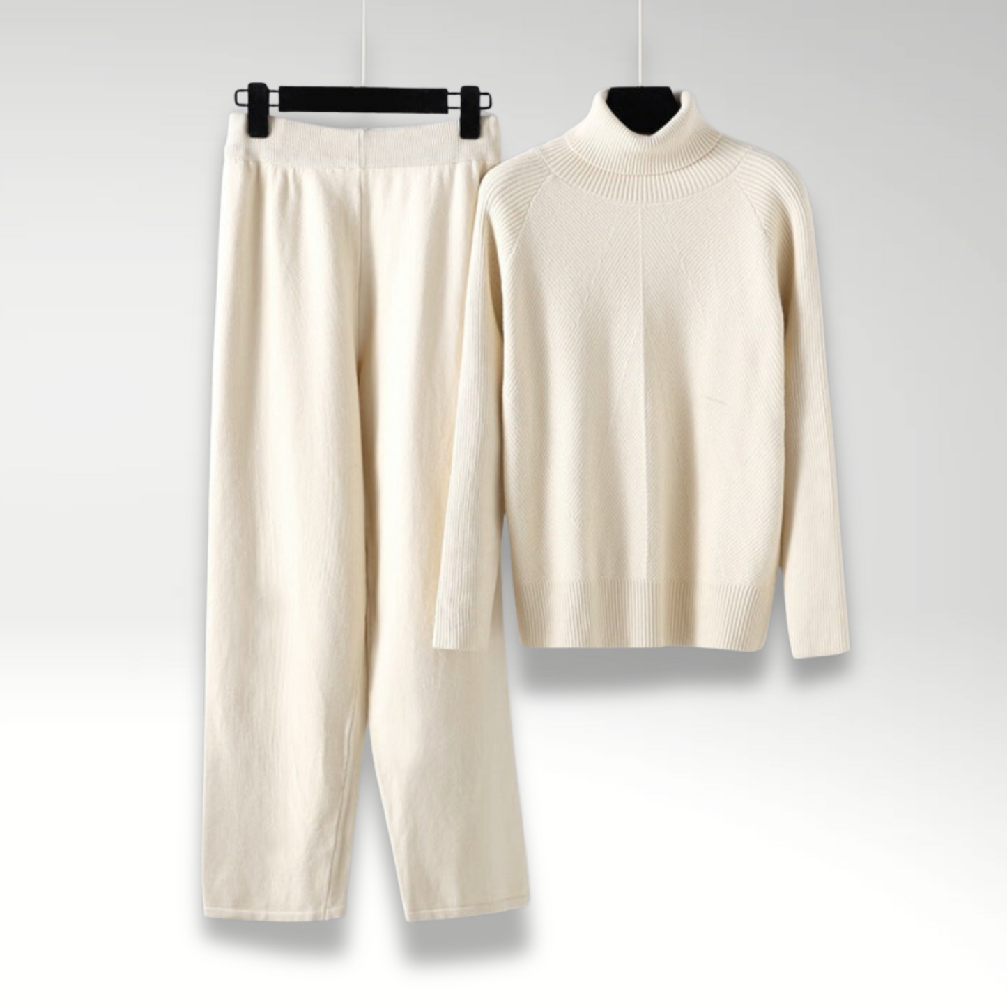 Ensemble deux pièces Lounge en tricot torsadé