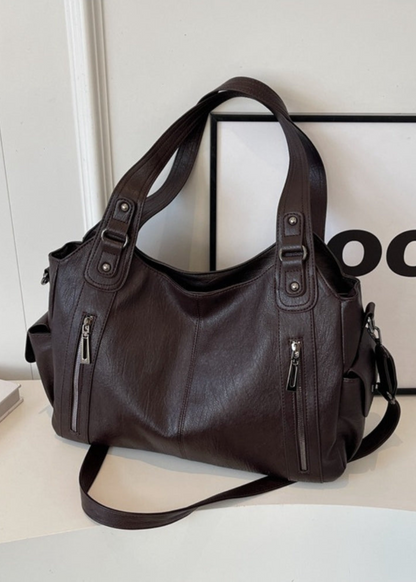 Sac à bandoulière en cuir minimaliste et élégant