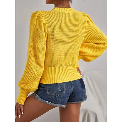 Pull en maille douce et confortable avec design élégant à chaîne