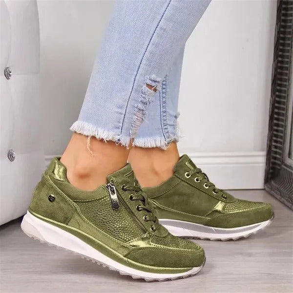 Baskets orthopédiques zippées confortables