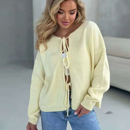 Chic Cardigan Court Lacé