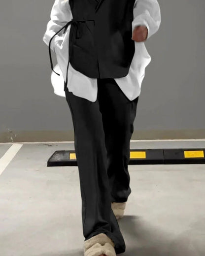 Ensemble deux pièces chemise et pantalon – Léger et respirant