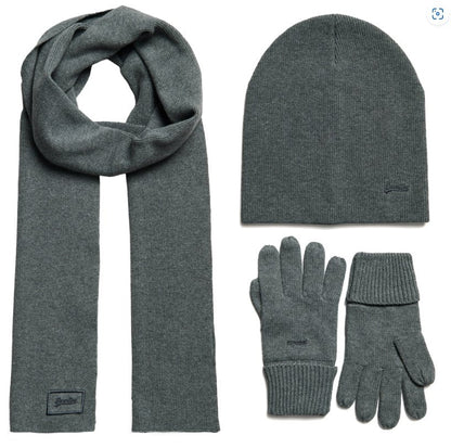 Ensemble écharpe + bonnet + gants