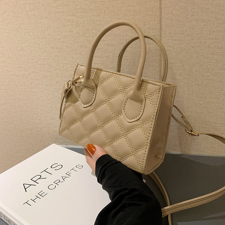 Sac à main en cuir matelassé