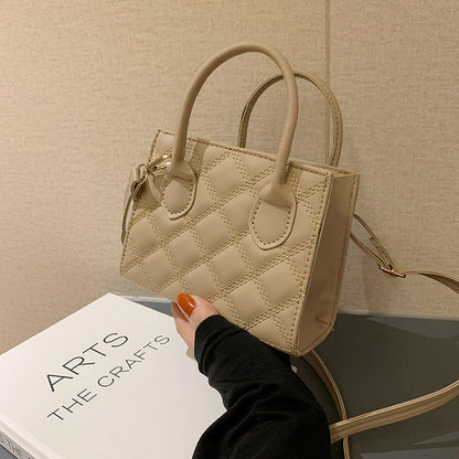 Sac à main en cuir matelassé