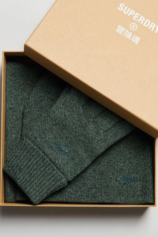 Ensemble écharpe + bonnet + gants