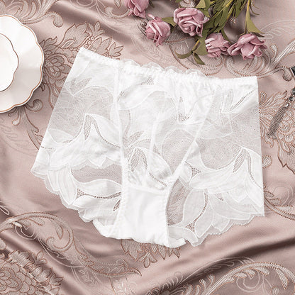 Emina™ - Paquet de sous-vêtements en dentelle de soie faits à la main pour femmes