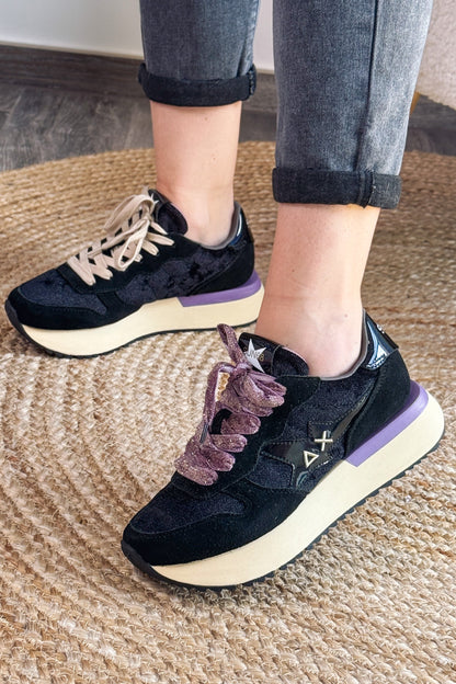 Baskets Compensée Sun68 Noir