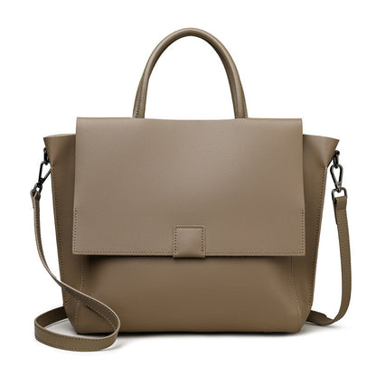 Grand sac à main en cuir grainé