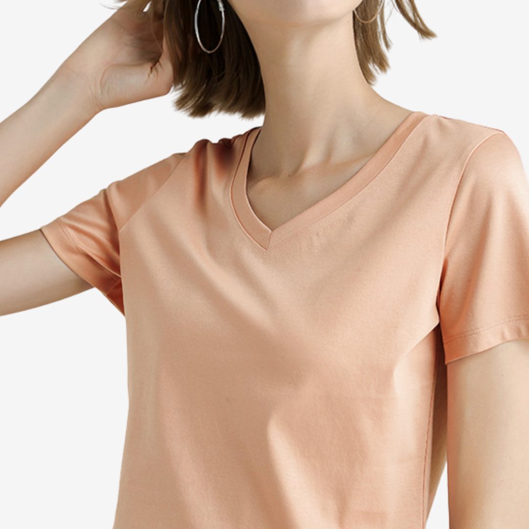 Cerise™ Col V Élégant
