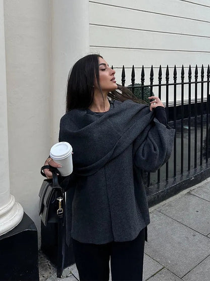 Manteau d'hiver à couches douillet pour femme