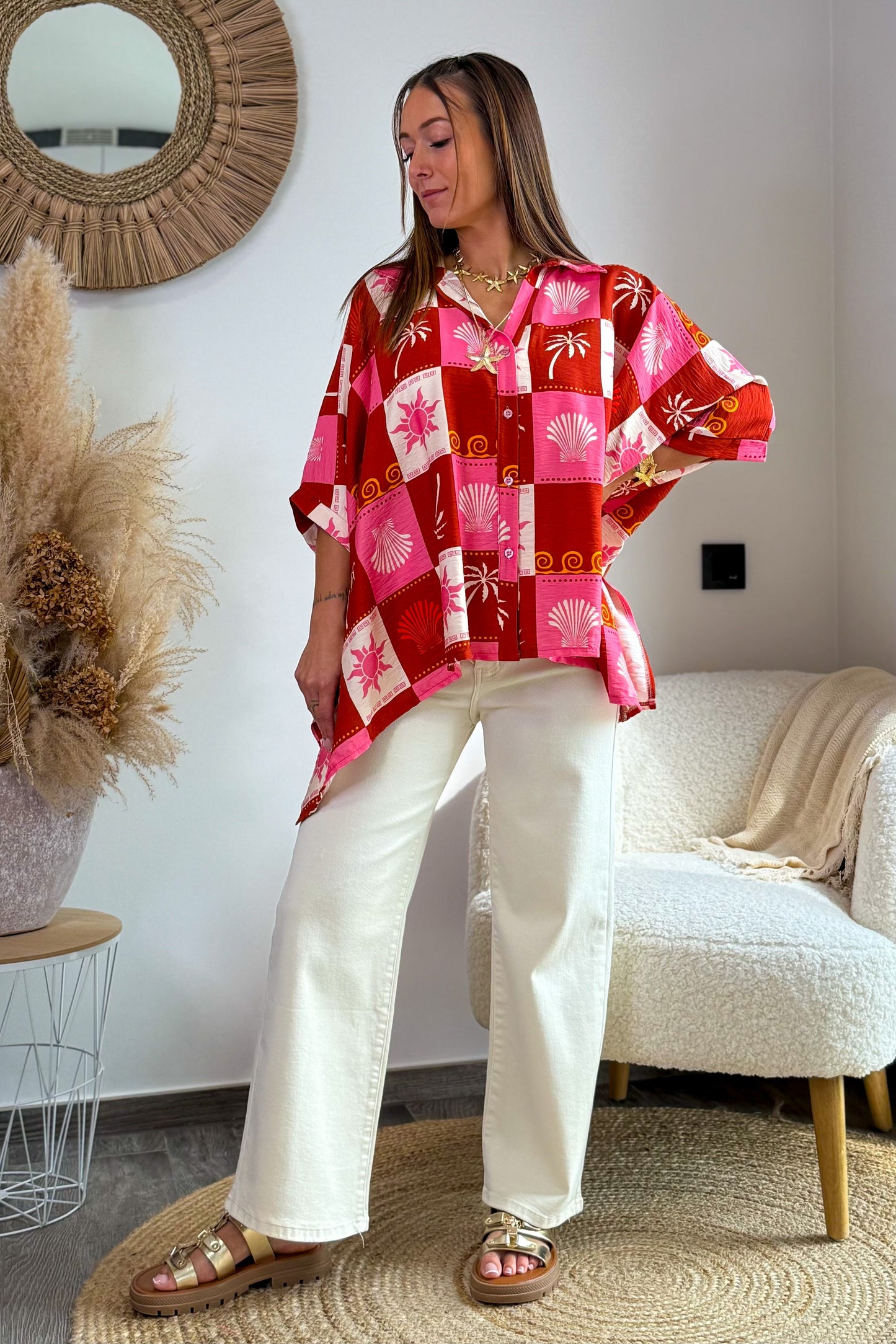 Chemise Marbella Rose