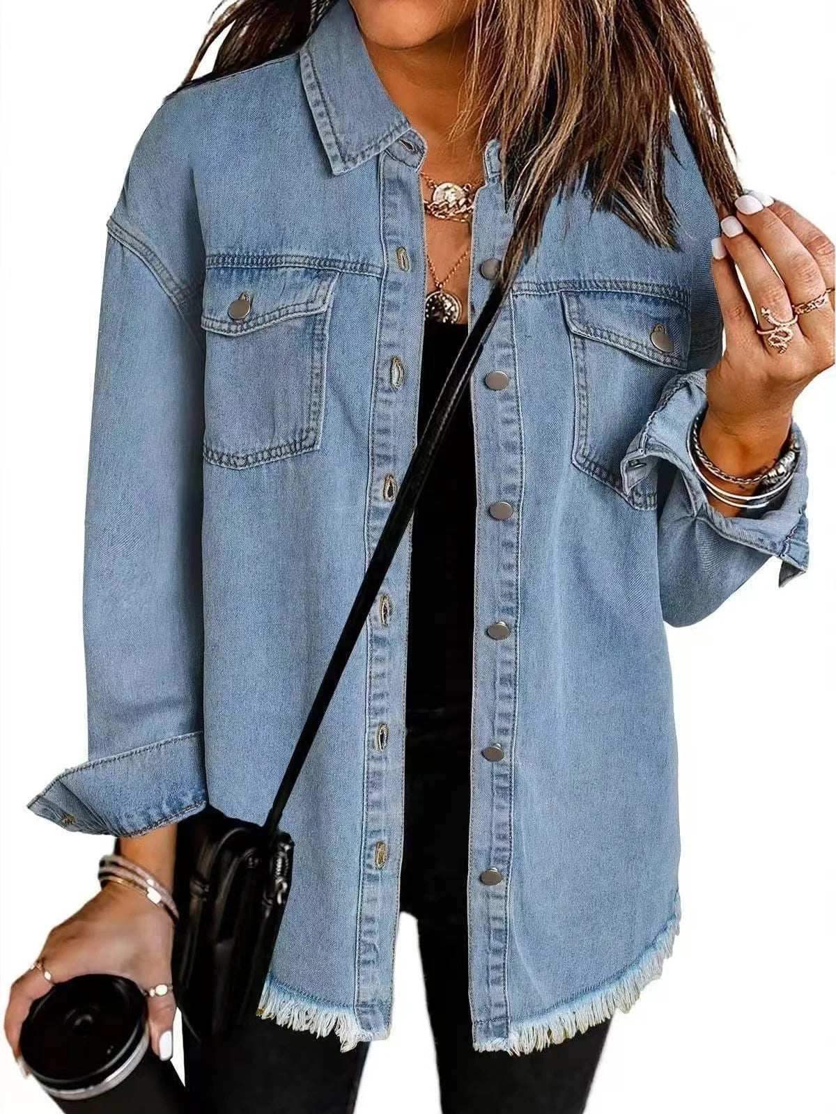 Veste en jean classique