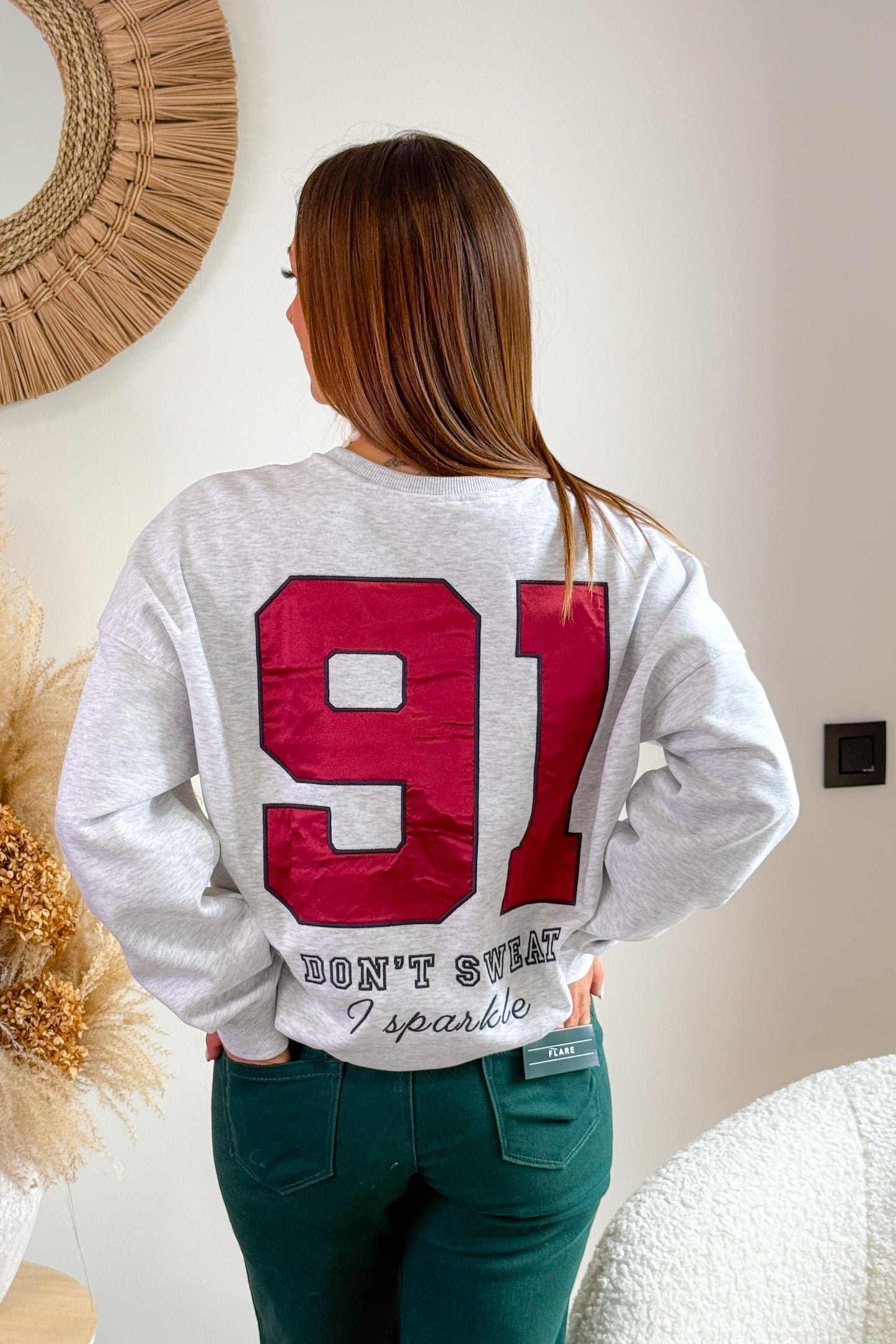 Sweat Rillo Gris Only