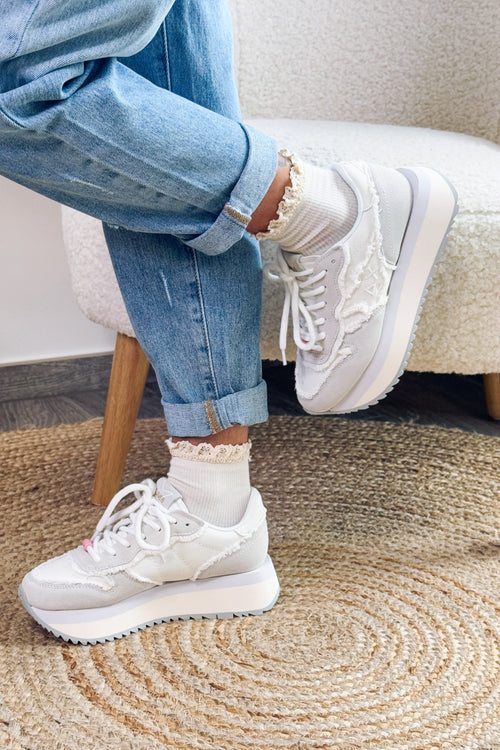 Basket Sun 68 Compensées Blanc