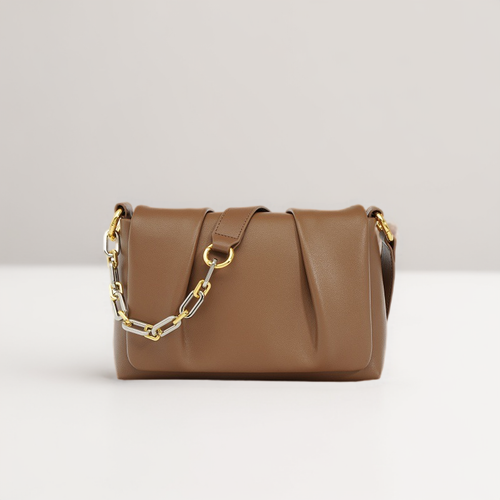 Sac à bandoulière en cuir grainé