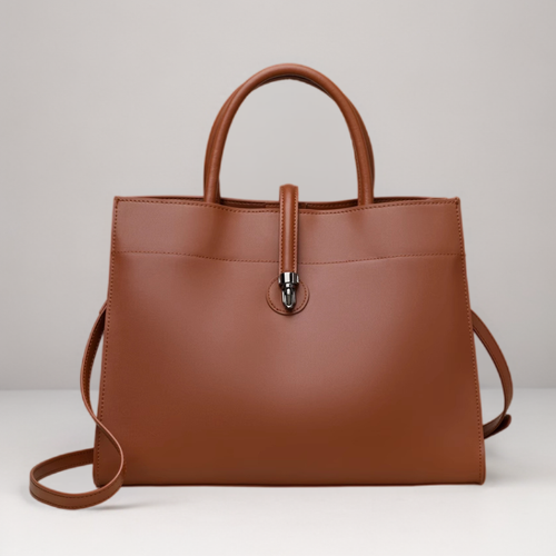 Sac à main minimaliste en cuir lisse