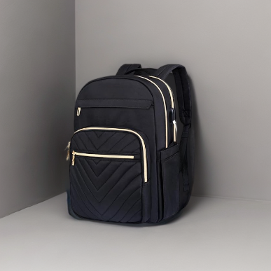 Sac à dos femme en tissu texturé