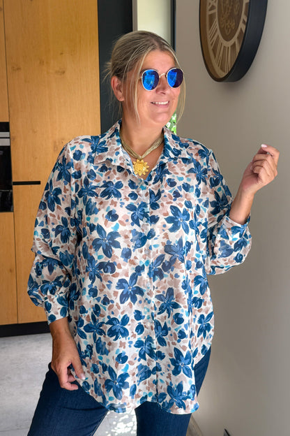 Chemise Estelle Bleu GT
