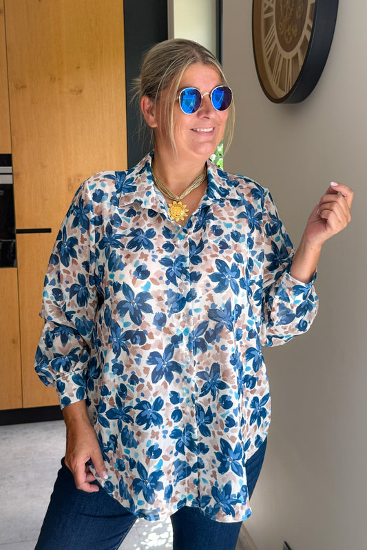 Chemise Estelle Bleu GT