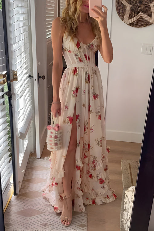 Yuna - Long Floral Dress
