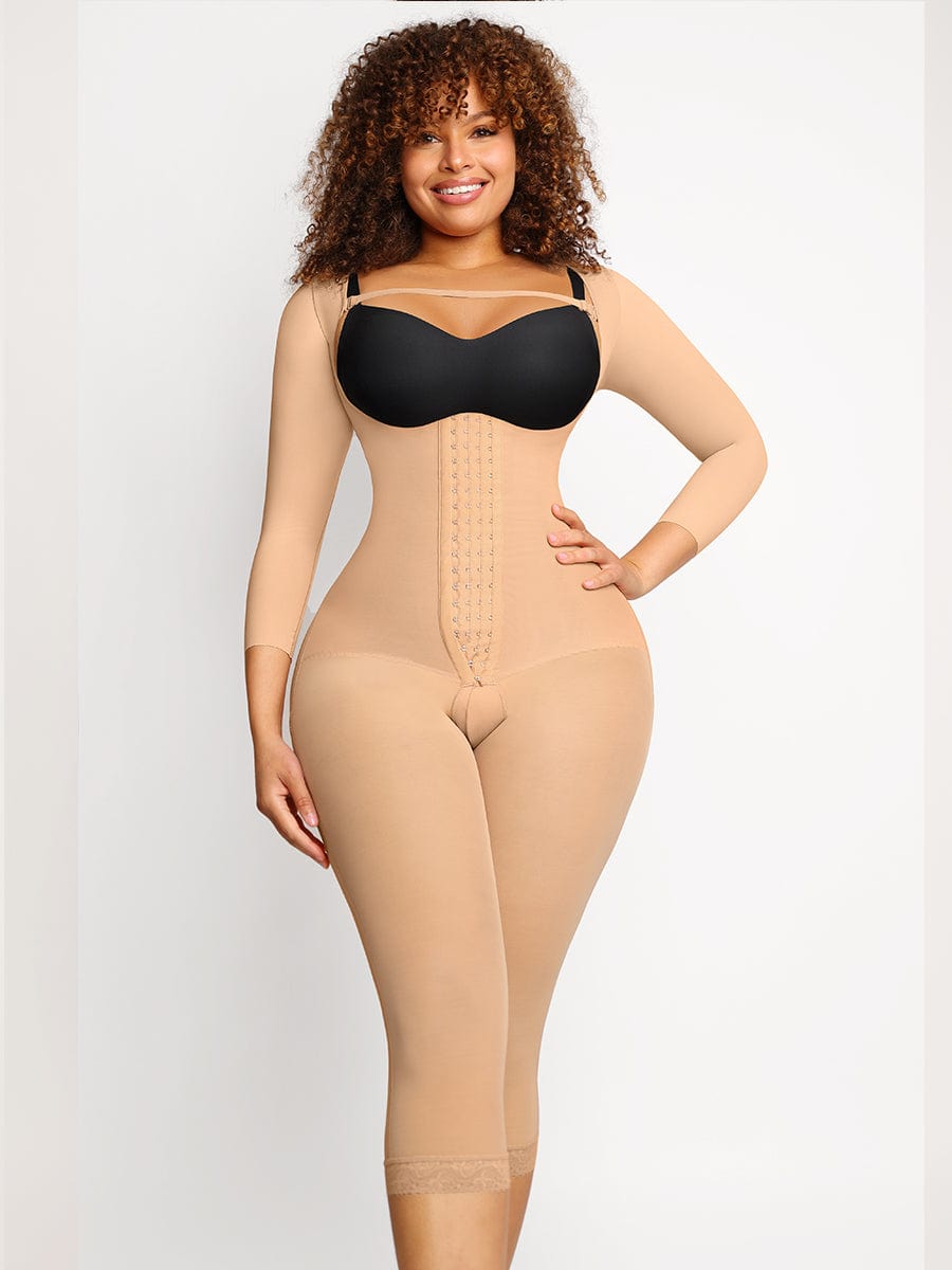 Zinora® – Gaine latex ventre plat à poitrine dégagée et soutien réglable