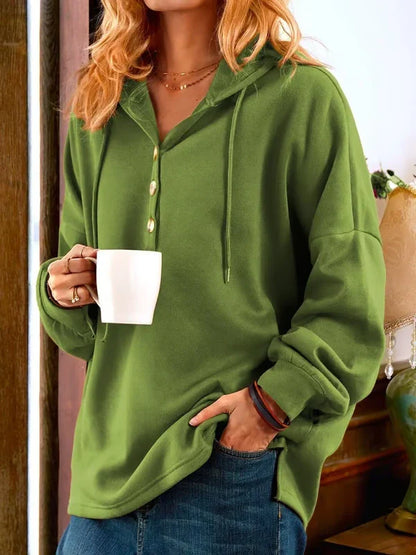 Velsi™ | Sweat-Shirt Boutonné