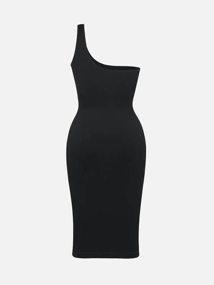 Riba® – Robe Sculptante Asymétrique à Épaule Unique