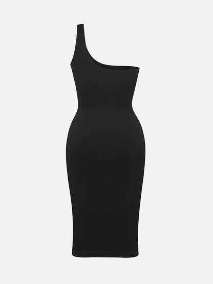 Riba® – Robe Sculptante Asymétrique à Épaule Unique