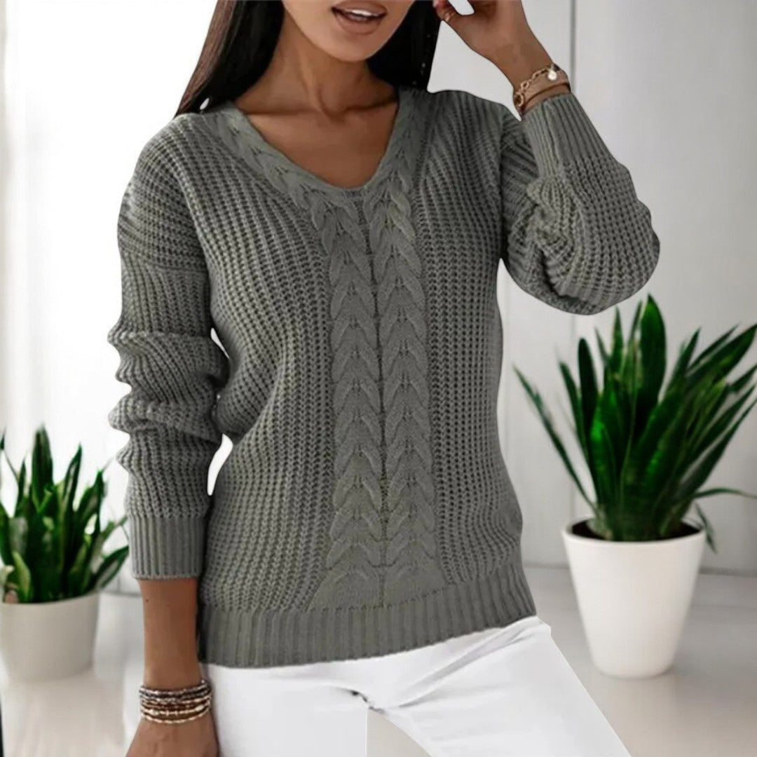 Pull tricoté scandinave confortable pour un style quotidien