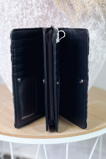 Grand Portefeuille Tote Bag Léo Noir