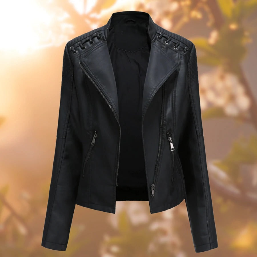 Veronica™ | Veste en Cuir Élégante pour Femme