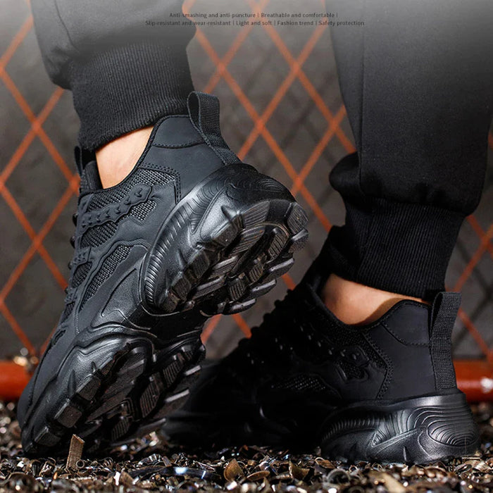 Chaussures De Sécurité À Lacets Antidérapantes Pour Hommes
