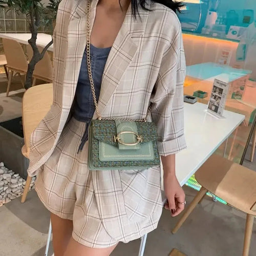 Océane Dubois® I Sac bandoulière en lin/coton