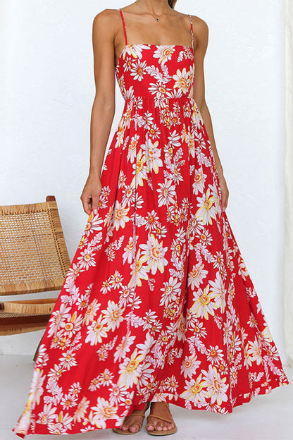Robe sans manches imprimée élégante