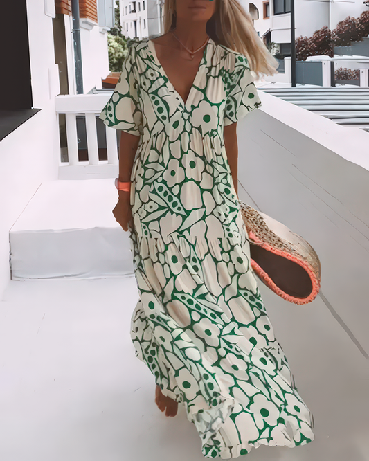 ZOÉ™ | Robe Légère avec Imprimé et Décolleté en V