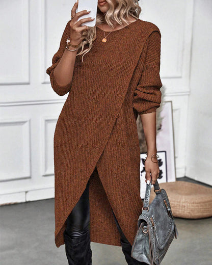 Stella™ | Robe Pull Asymétrique