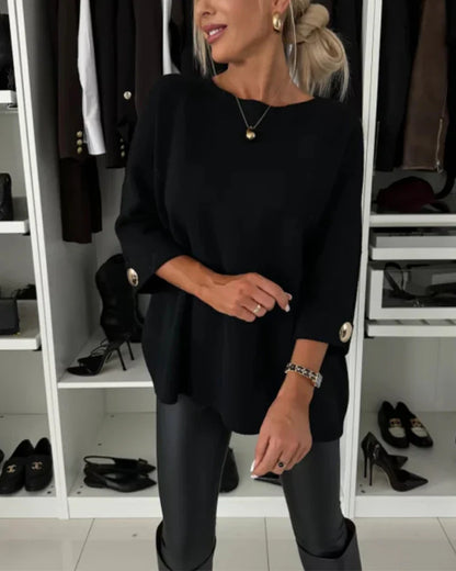 Nessa™ | Pull Chic à Boutons