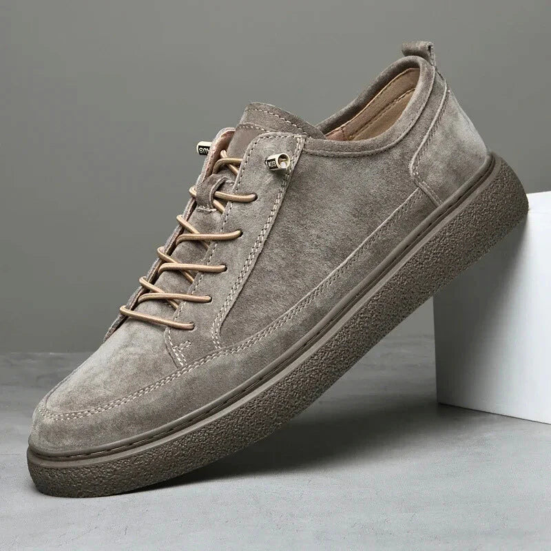 Baskets En Daim À Lacets Tendance Pour Homme