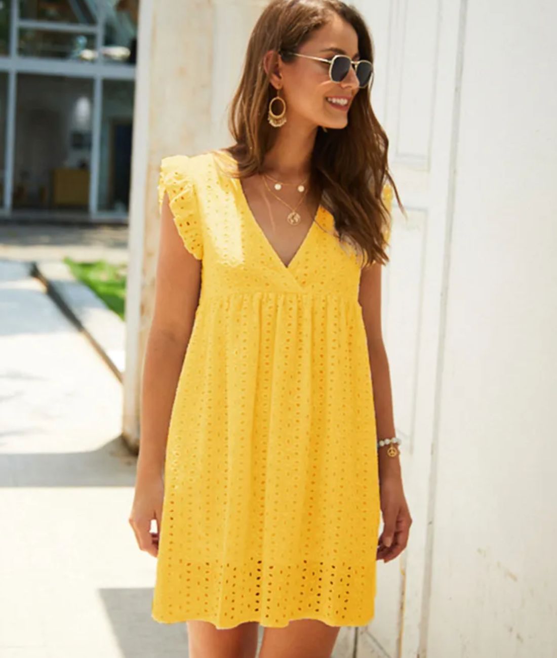 ADRIENNE - ROBE TRAPÈZE STYLE ANNÉES 60