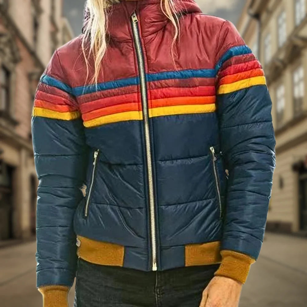 Bozina™ | Doudoune Rétro Multicolore
