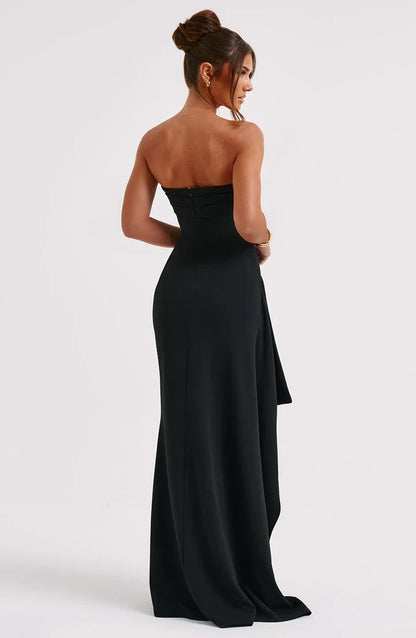 Stacy - Robe Longue Sans Bretelles