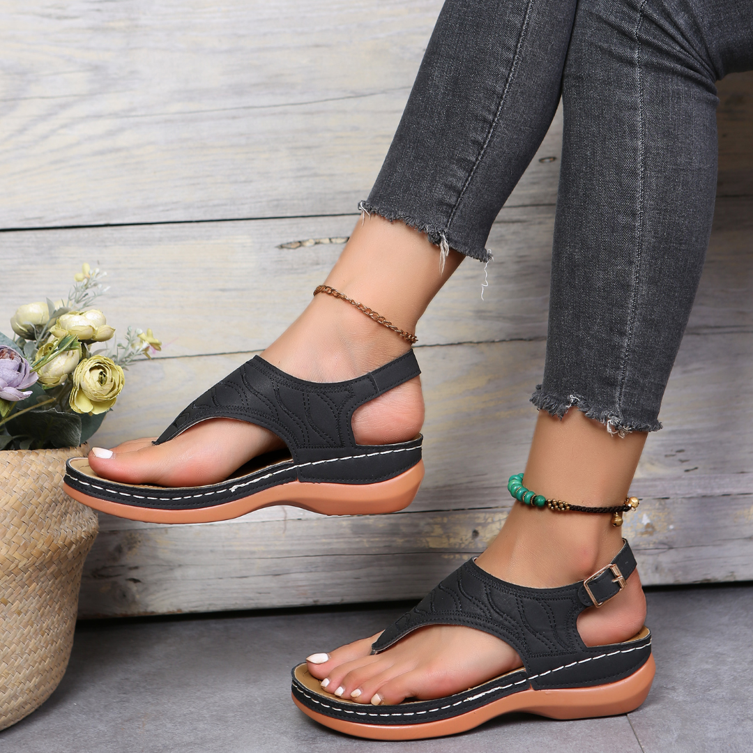 Sandales orthopédiques confortables pour un maintien tout au long de la journée