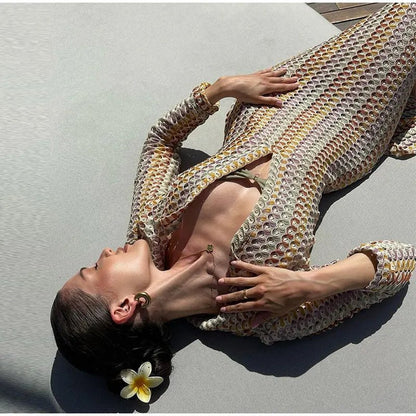 Robe Maxi Bohème Chic pour les Journées d'Été à la Plage