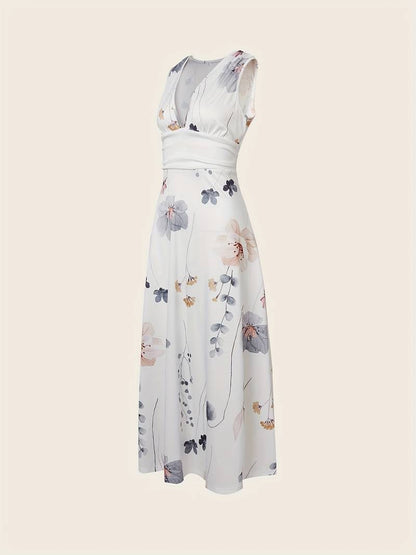 Pauline Laurent® | Robe longue à imprimé floral