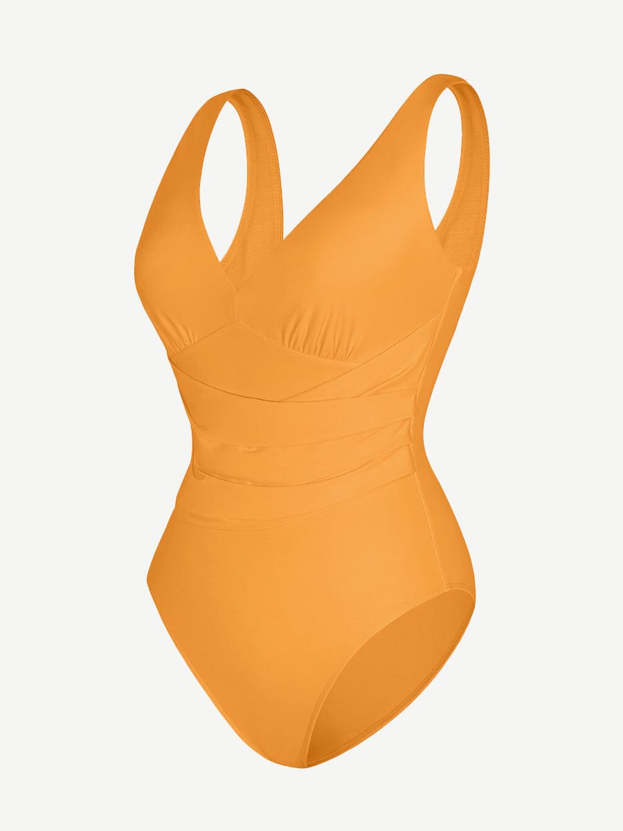 Aquavira® – Maillot une-pièce sculptant avec tulle gainant et coques amovibles